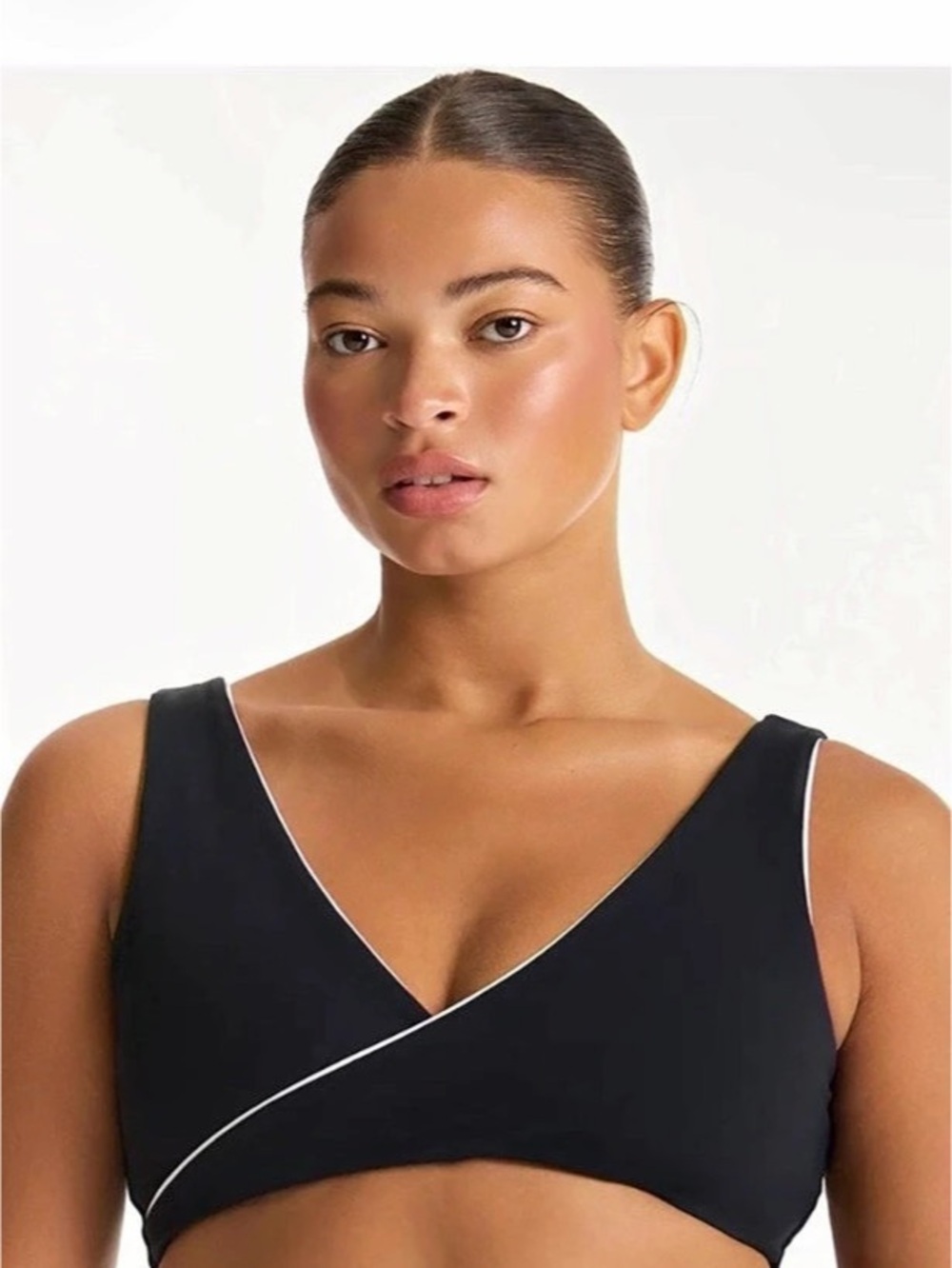 Set Active BREATHE 1.0 CONTRAST WRAP BRA - Size M